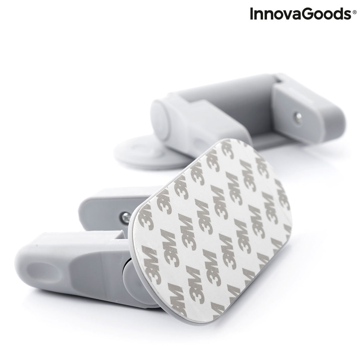 Türgriff-Sicherheitsschloss Dlooky InnovaGoods 2er-Set Grau