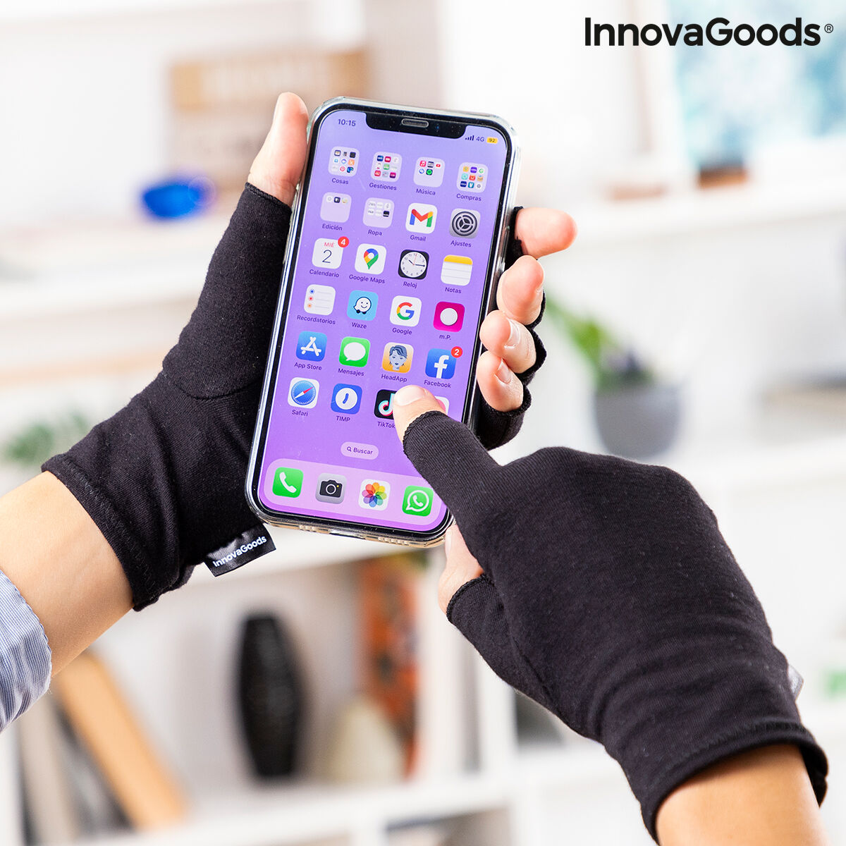 Arthritis-Kompressionshandschuhe Arves InnovaGoods 2 Stück
