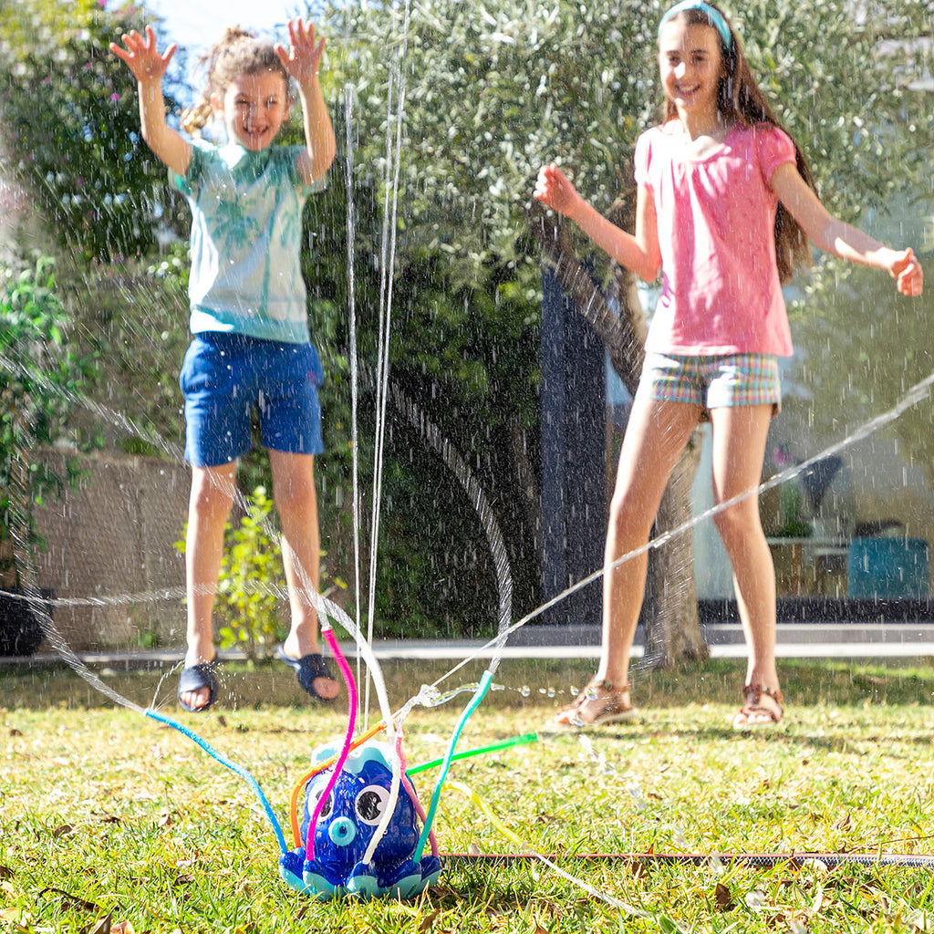 InnovaGoods Octodrop Oktopus-Wassersprinkler – 360° mit 9 Düsen