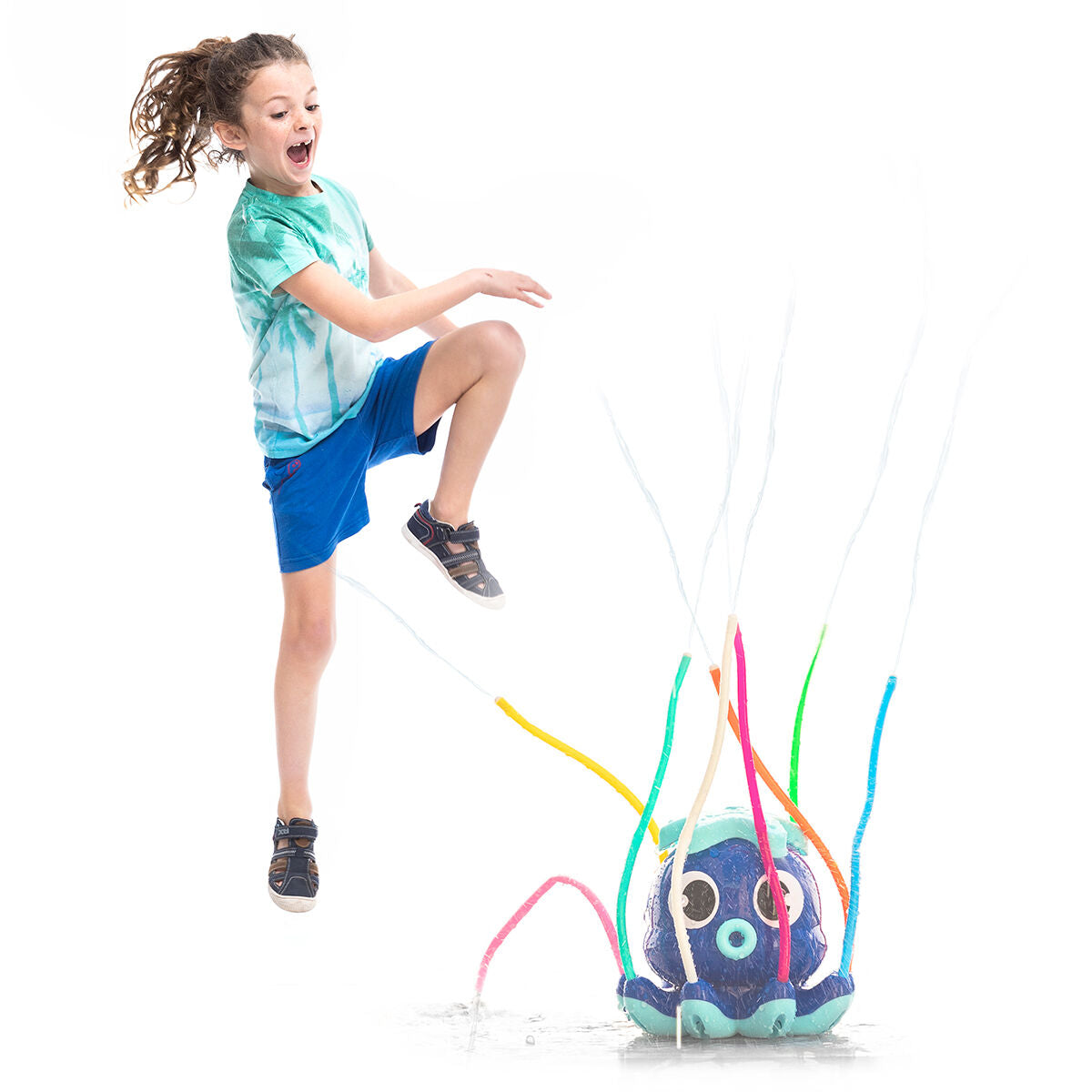 InnovaGoods Octodrop Oktopus-Wassersprinkler – 360° mit 9 Düsen