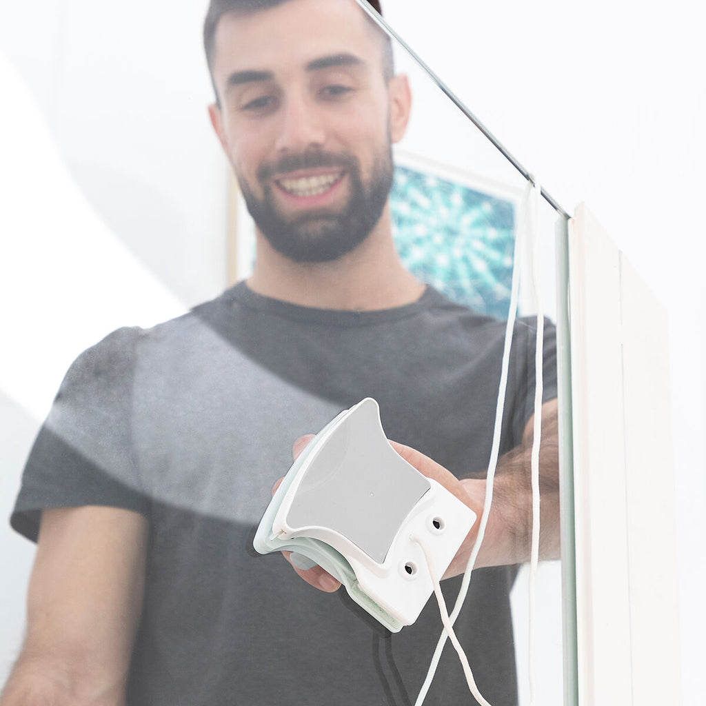 InnovaGoods Magly Magnetischer Fensterreiniger – Einfachglas bis 8 mm