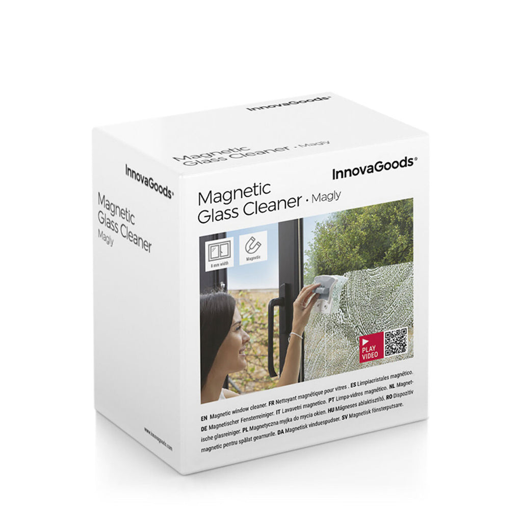 InnovaGoods Magly Magnetischer Fensterreiniger – Einfachglas bis 8 mm