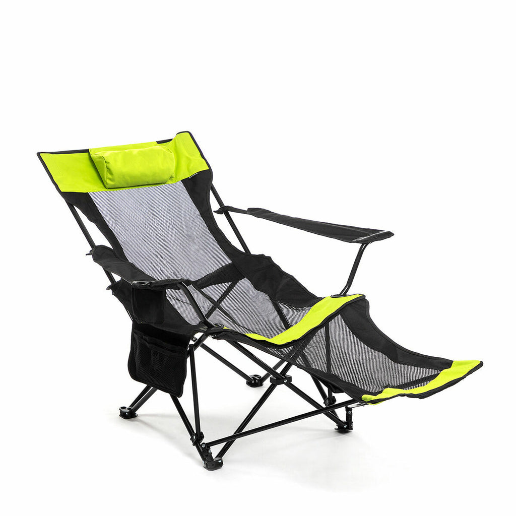 InnovaGoods Kampfort Klappbarer Campingstuhl mit Liegefunktion – 3-in-1