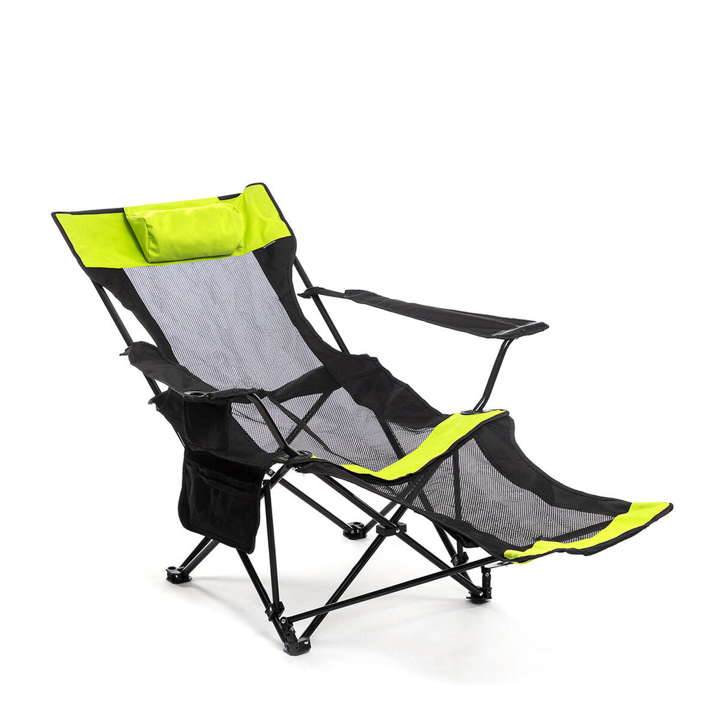 InnovaGoods Kampfort Klappbarer Campingstuhl mit Liegefunktion – 3-in-1