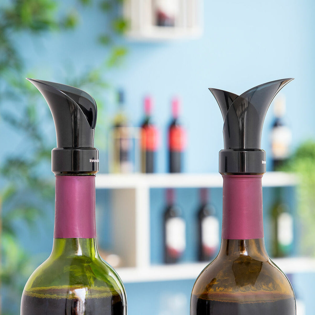 InnovaGoods Wintopp 2-in-1-Weinverschluss mit Ausgießer und Belüfter