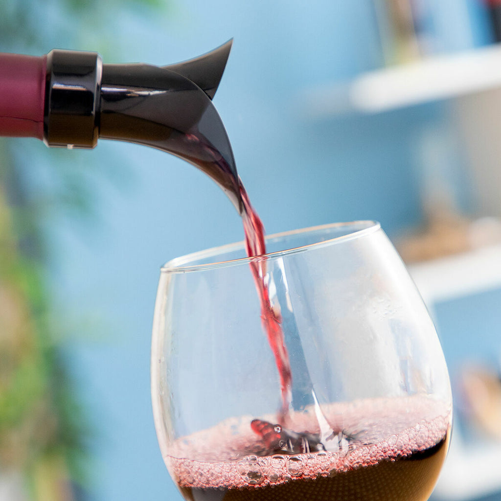 InnovaGoods Wintopp 2-in-1-Weinverschluss mit Ausgießer und Belüfter