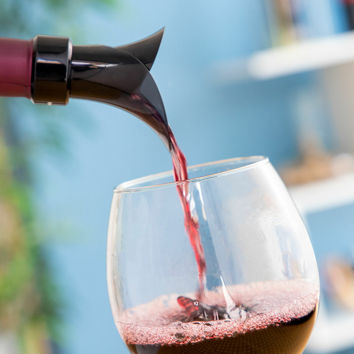 InnovaGoods Wintopp 2-in-1-Weinverschluss mit Ausgießer und Belüfter