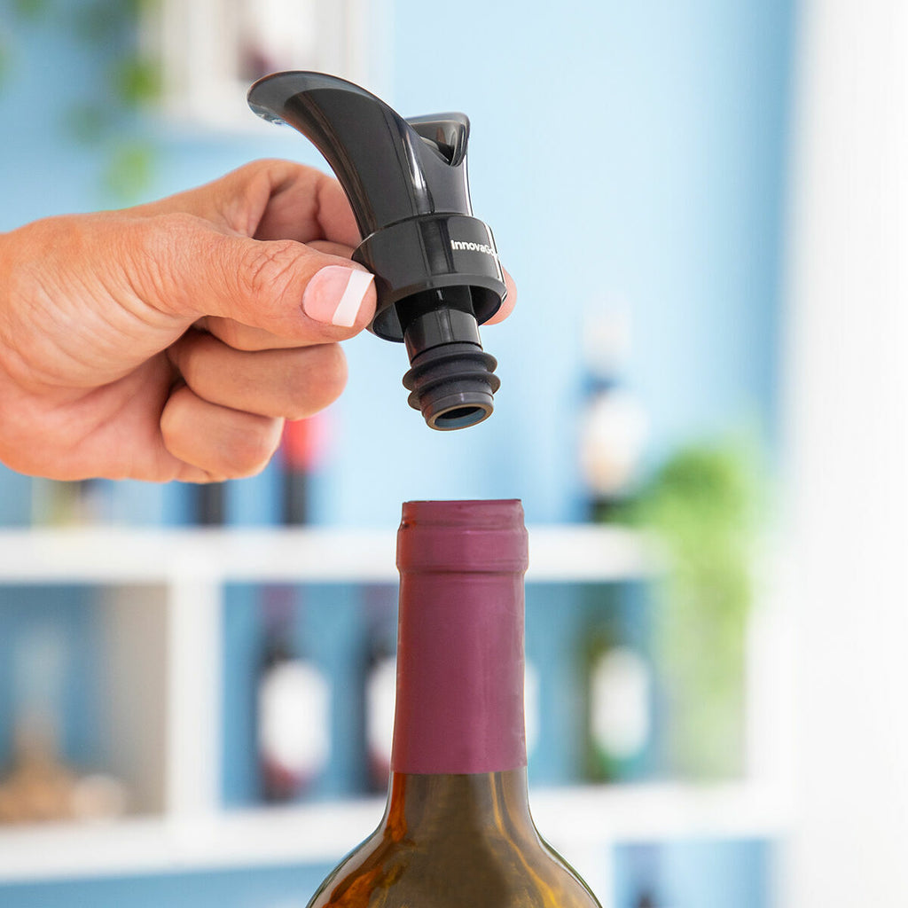 InnovaGoods Wintopp 2-in-1-Weinverschluss mit Ausgießer und Belüfter