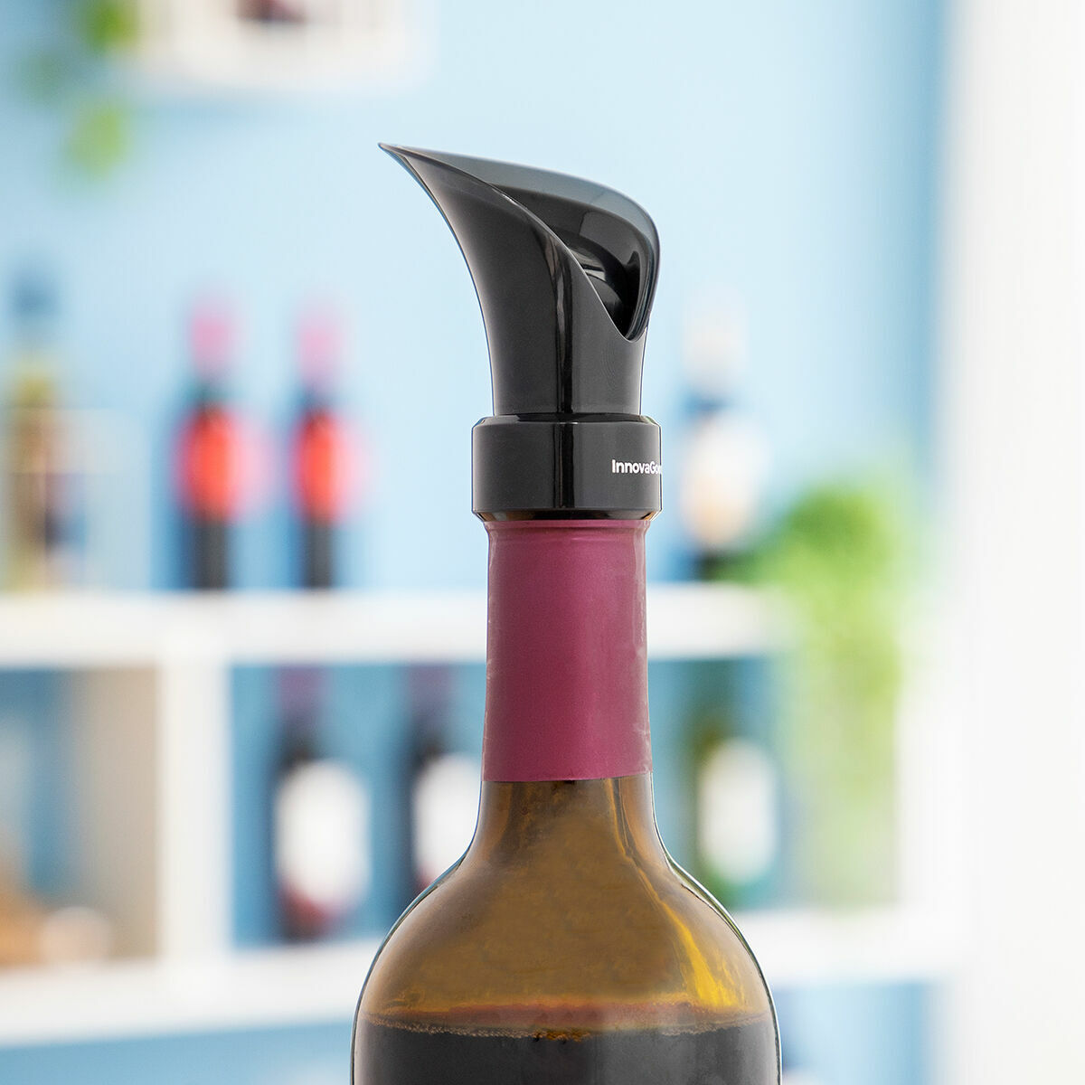 InnovaGoods Wintopp 2-in-1-Weinverschluss mit Ausgießer und Belüfter