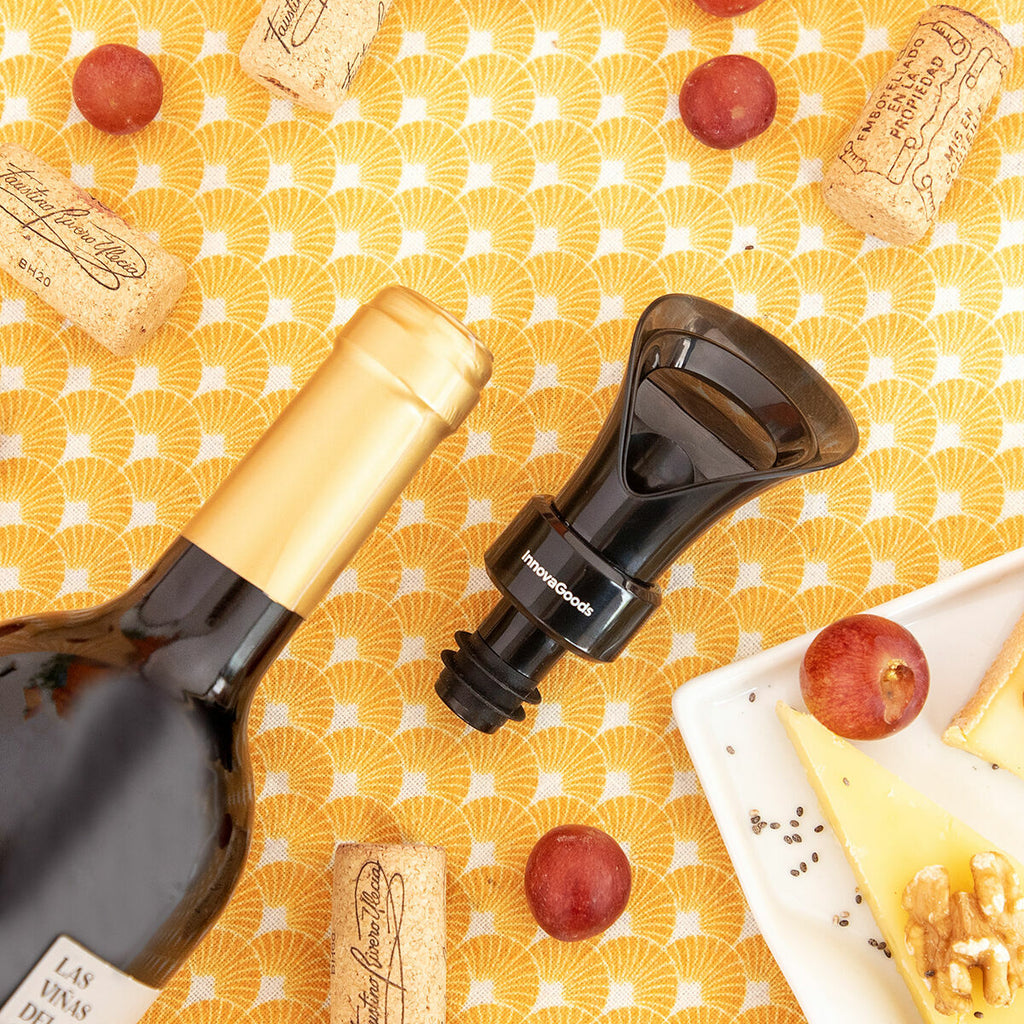 InnovaGoods Wintopp 2-in-1-Weinverschluss mit Ausgießer und Belüfter