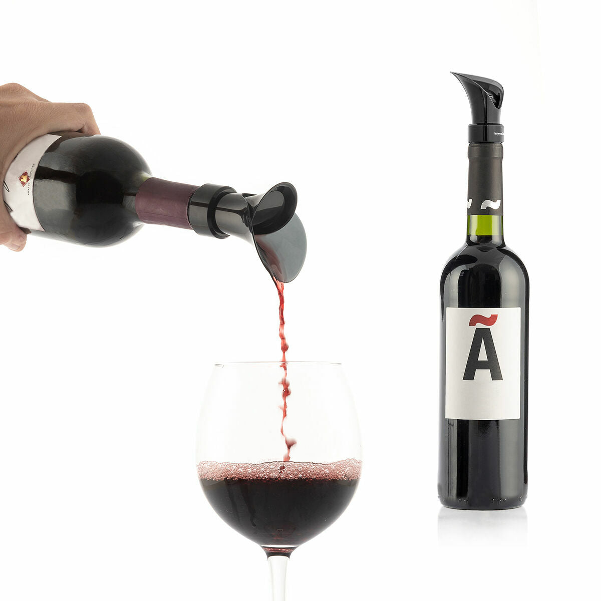 InnovaGoods Wintopp 2-in-1-Weinverschluss mit Ausgießer und Belüfter