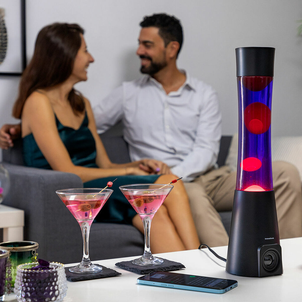 InnovaGoods Maglamp Lavalampe mit Bluetooth-Lautsprecher