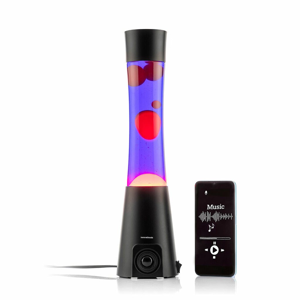 InnovaGoods Maglamp Lavalampe mit Bluetooth-Lautsprecher