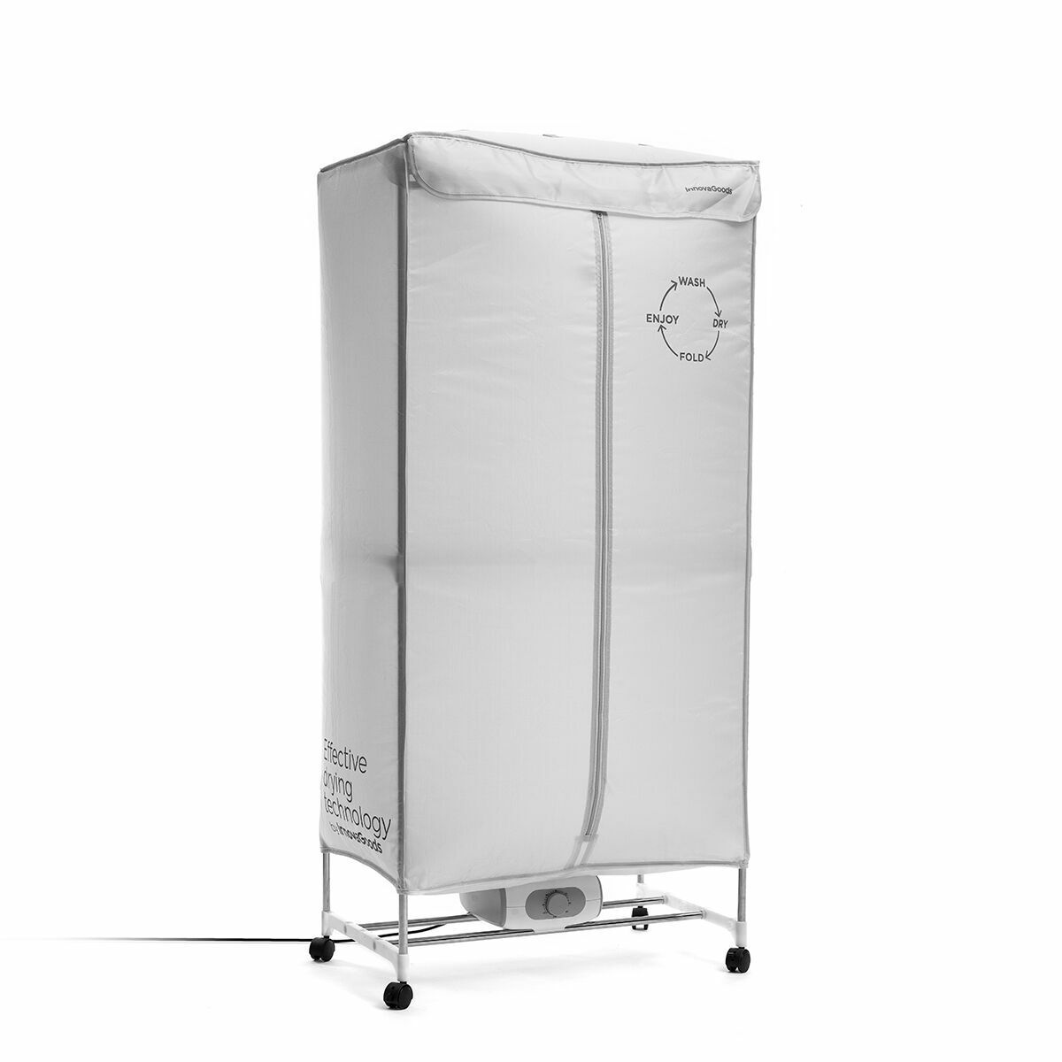 InnovaGoods Dupledry Heißluft-Wäschetrockner – 1200 W, 2 Ebenen, Grau
