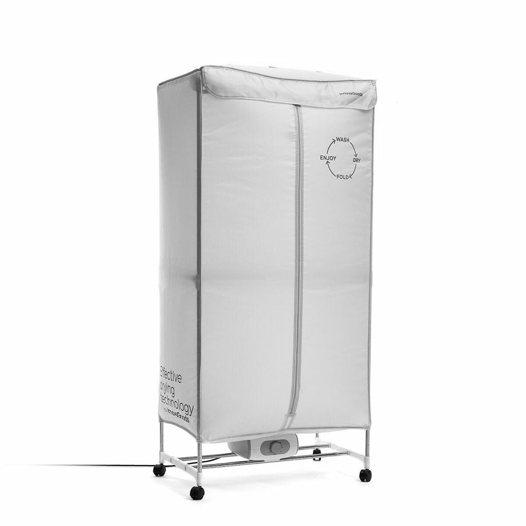 InnovaGoods Dupledry Heißluft-Wäschetrockner – 1200 W, 2 Ebenen, Grau