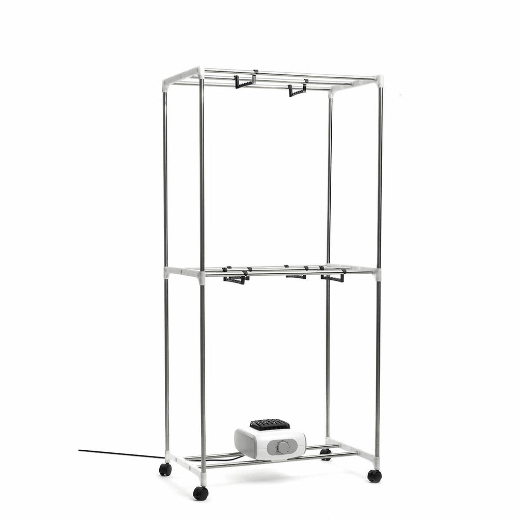InnovaGoods Dupledry Heißluft-Wäschetrockner – 1200 W, 2 Ebenen, Grau