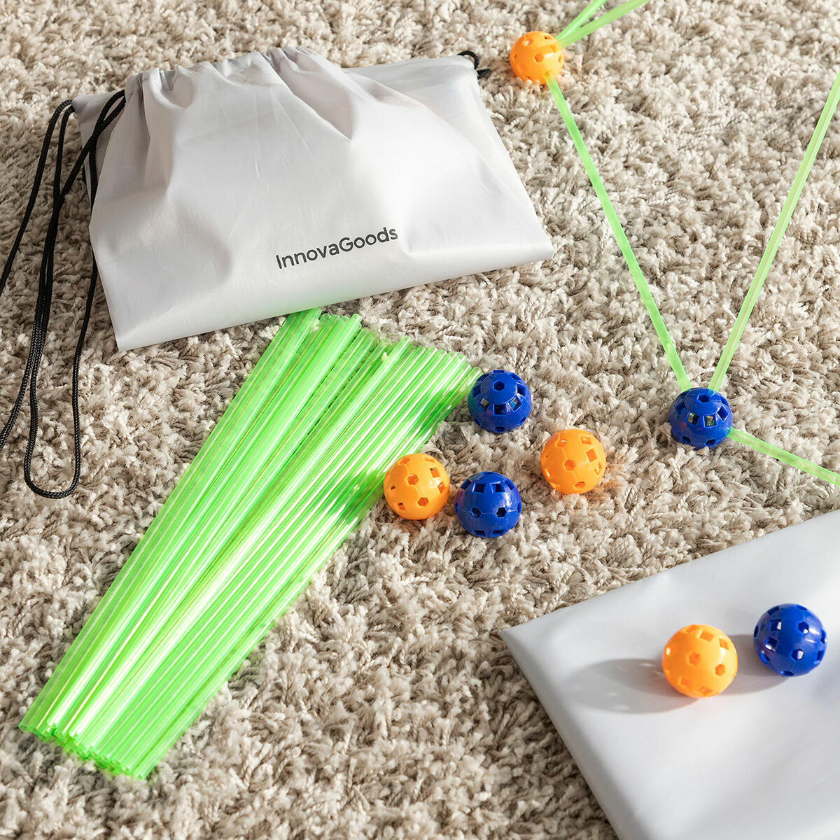 InnovaGoods Builkitt Höhlenbauset für Kinder – 155 Teile, nachleuchtend