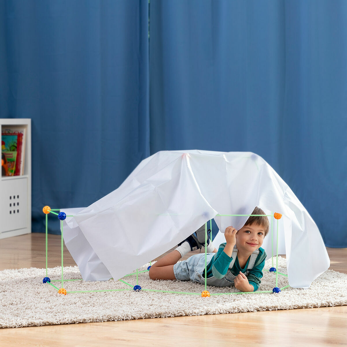InnovaGoods Builkitt Höhlenbauset für Kinder – 155 Teile, nachleuchtend