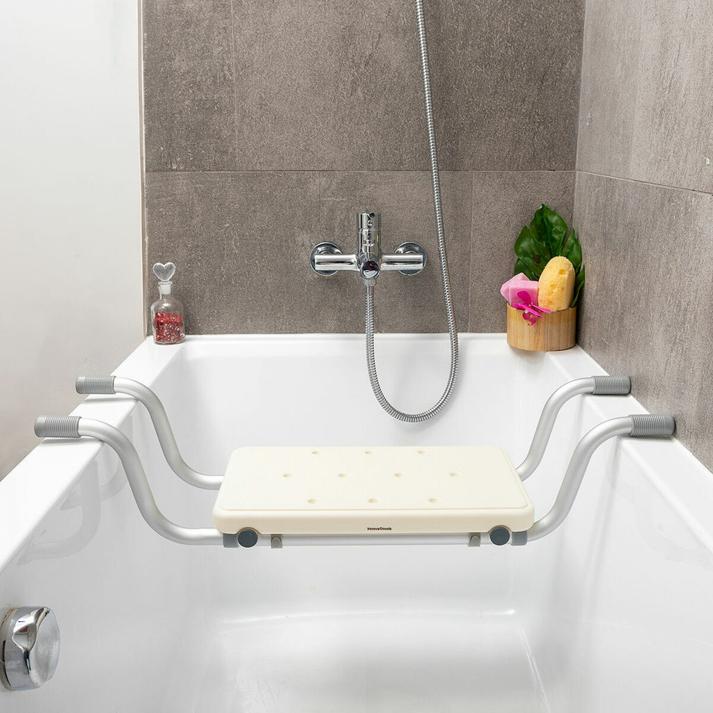 InnovaGoods Seburett 2-in-1-Badewannensitz mit Trittfunktion – bis 120 kg