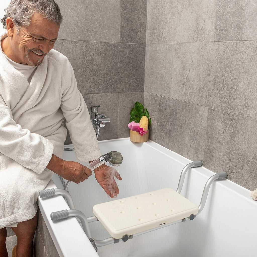 InnovaGoods Seburett 2-in-1-Badewannensitz mit Trittfunktion – bis 120 kg
