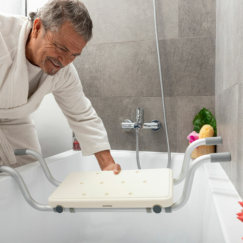 InnovaGoods Seburett 2-in-1-Badewannensitz mit Trittfunktion – bis 120 kg