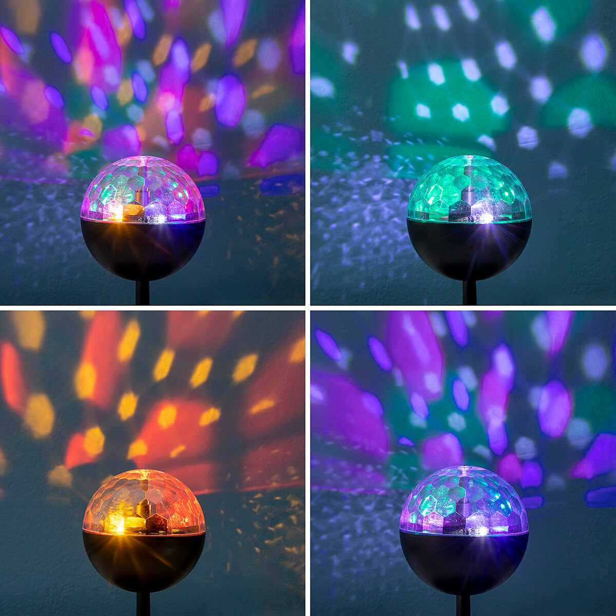 InnovaGoods Istarlyt Akku-LED-Discoprojektor mit Bluetooth-Lautsprecher