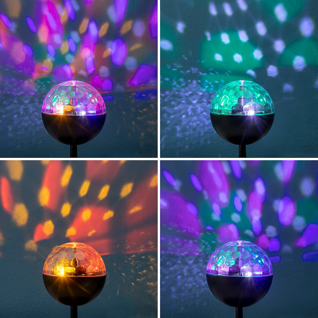InnovaGoods Istarlyt Akku-LED-Discoprojektor mit Bluetooth-Lautsprecher