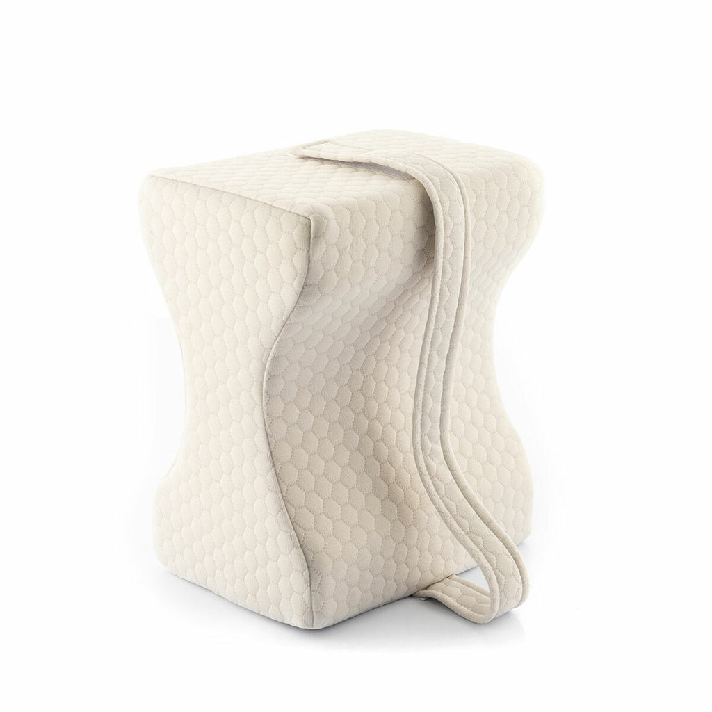 InnovaGoods Lerellow Memory-Schaum-Bein- und Kniekissen mit Halteband
