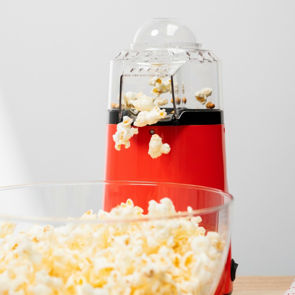 InnovaGoods Popmar Heißluft-Popcornmaschine – 1200 W mit Messlöffel