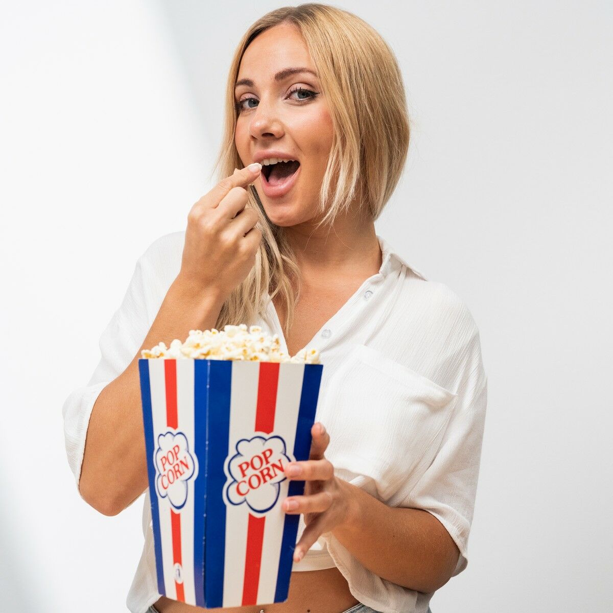 InnovaGoods Popmar Heißluft-Popcornmaschine – 1200 W mit Messlöffel
