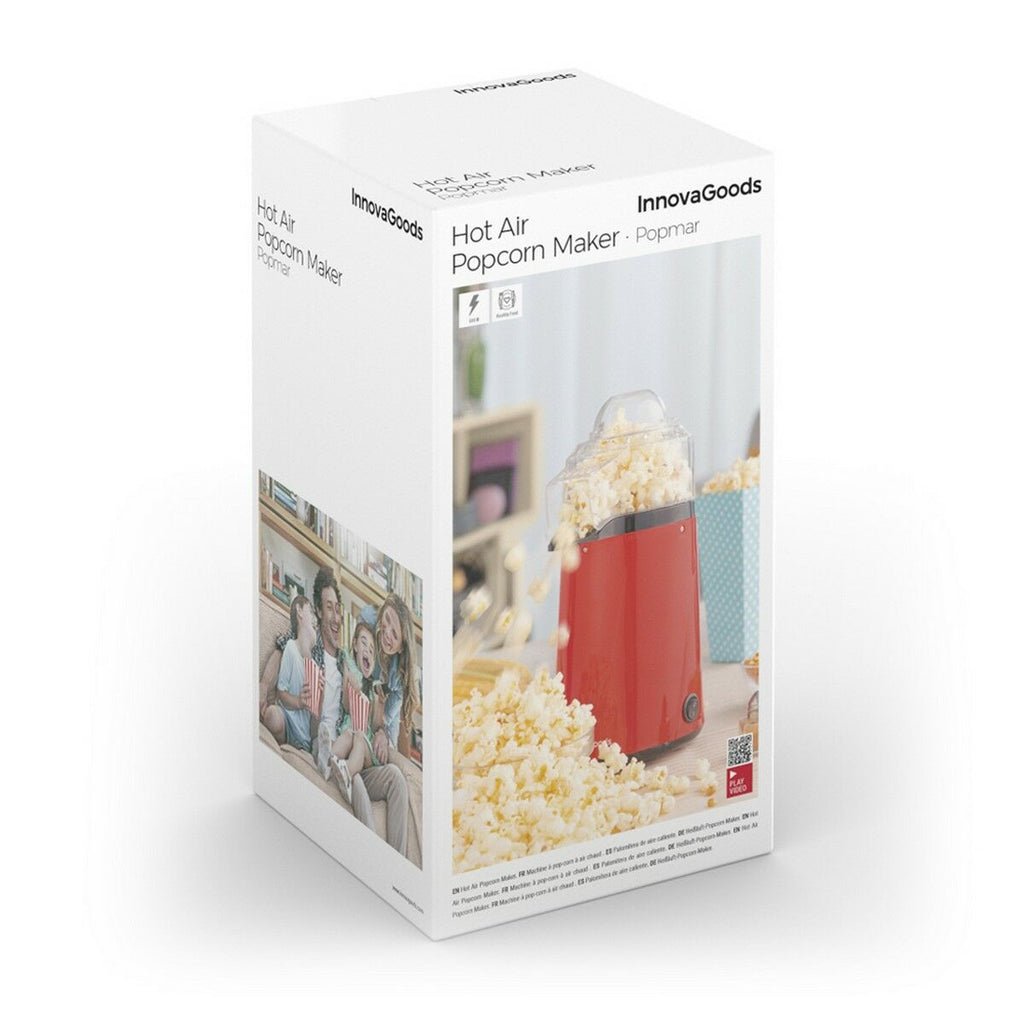 InnovaGoods Popmar Heißluft-Popcornmaschine – 1200 W mit Messlöffel