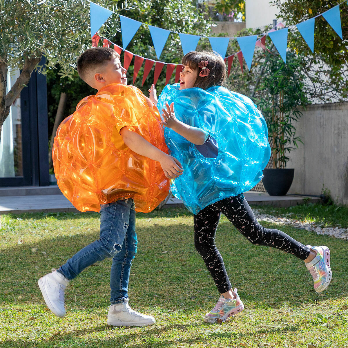 InnovaGoods Outdoor-Spielset – 2 Bumperbälle und 360°-Wassersprinkler