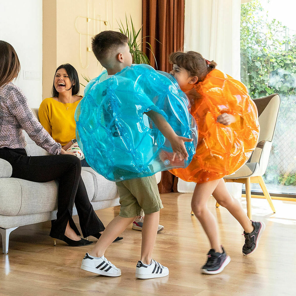 InnovaGoods Outdoor-Spielset – 2 Bumperbälle und 360°-Wassersprinkler