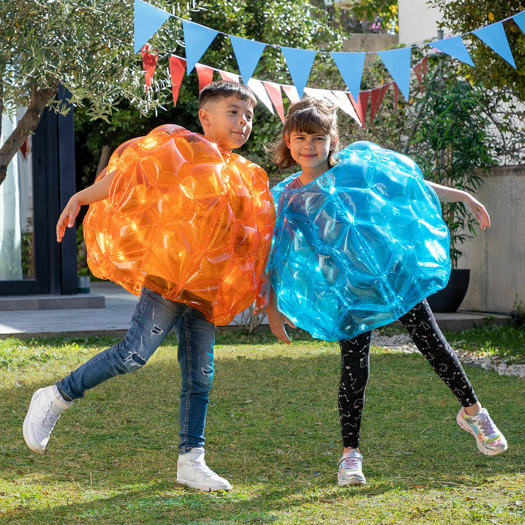 InnovaGoods Outdoor-Spielset – 2 Bumperbälle und 360°-Wassersprinkler