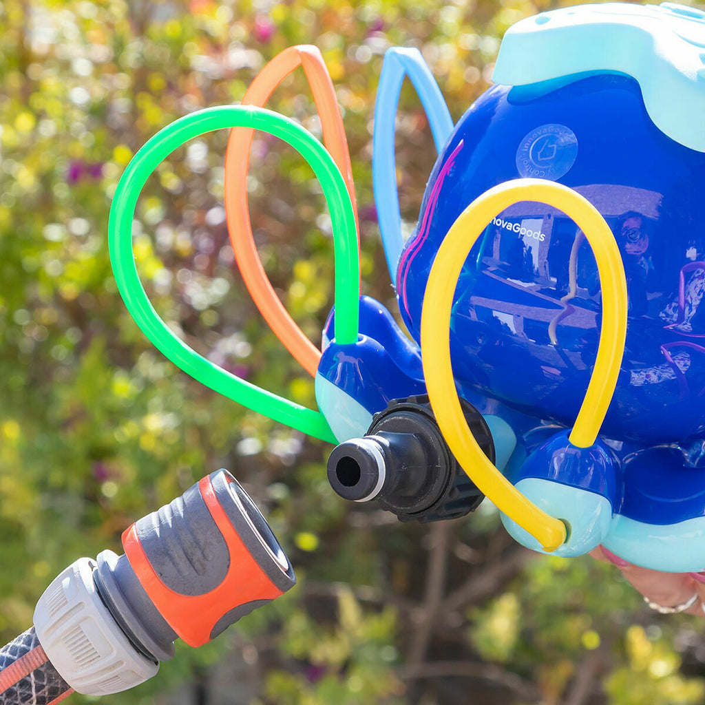 InnovaGoods Outdoor-Spielset – 2 Bumperbälle und 360°-Wassersprinkler