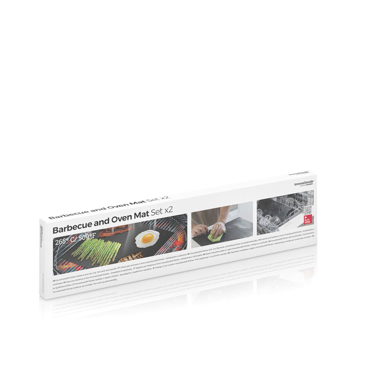 InnovaGoods Ofen- und Grillmatten – 6er-Set, 40 × 33 cm