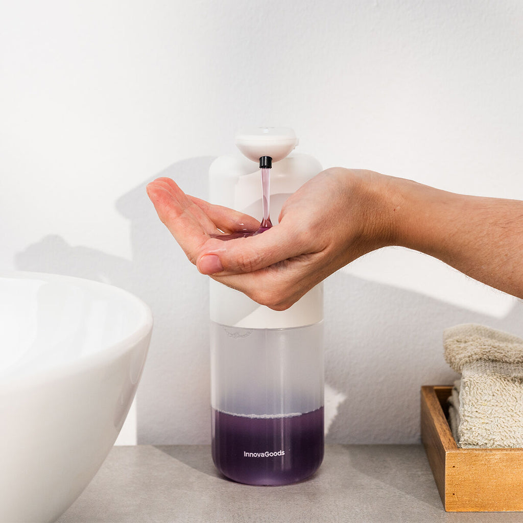 InnovaGoods Diseeth & Bitesap Badset mit Zahnpasta- und Sensor-Seifenspender