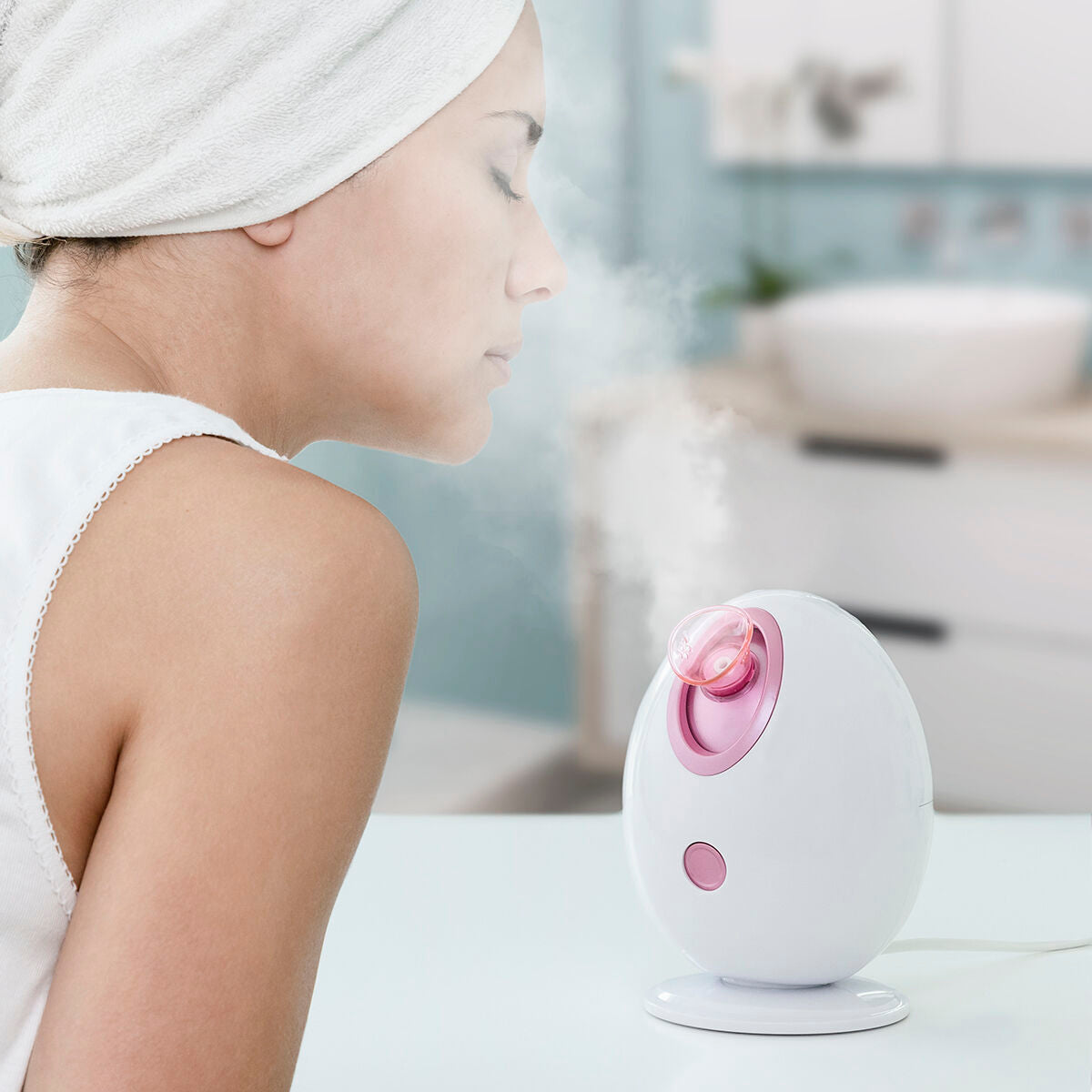 InnovaGoods Gesichtspflege-Set – Moispa Gesichtssauna und Pore·Off Porenreiniger