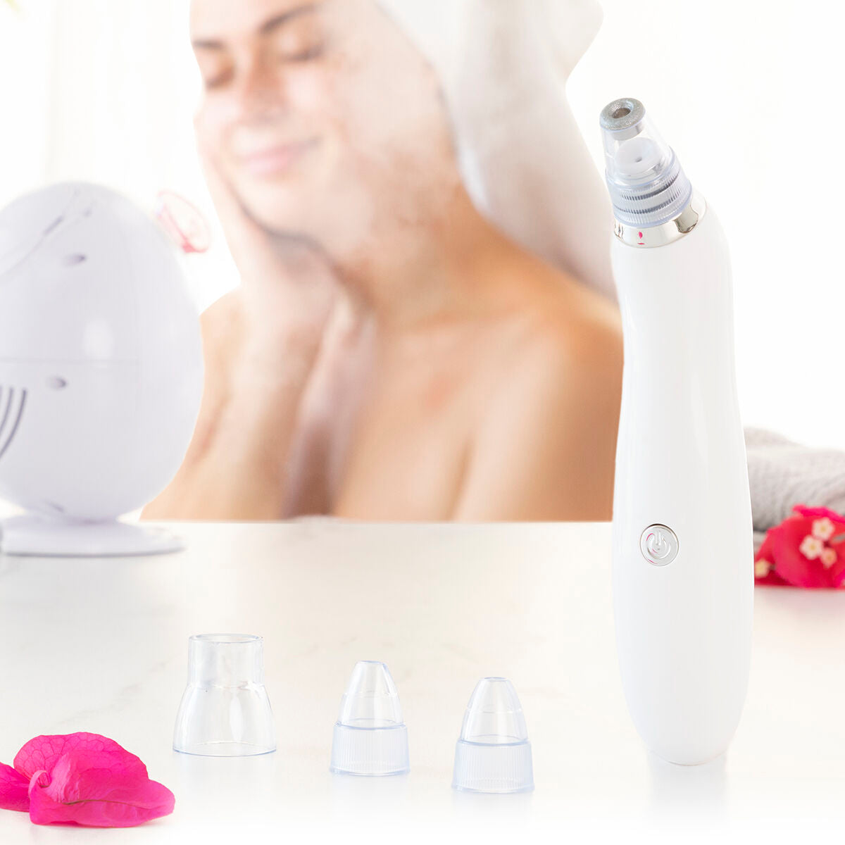 InnovaGoods Gesichtspflege-Set – Moispa Gesichtssauna und Pore·Off Porenreiniger