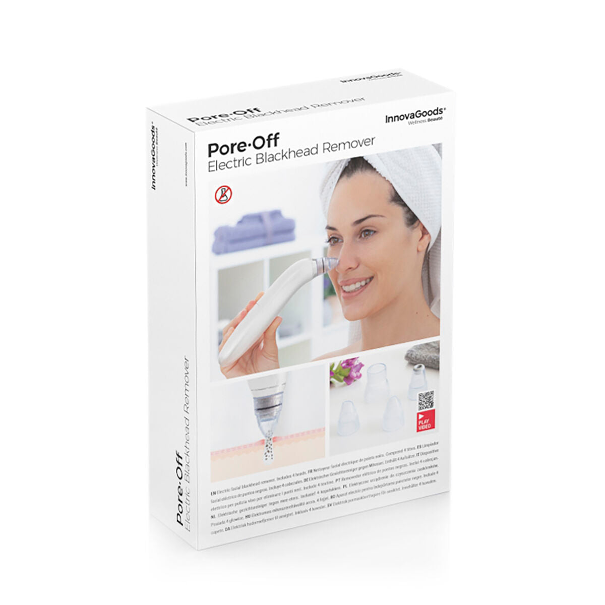 InnovaGoods Gesichtspflege-Set – Moispa Gesichtssauna und Pore·Off Porenreiniger