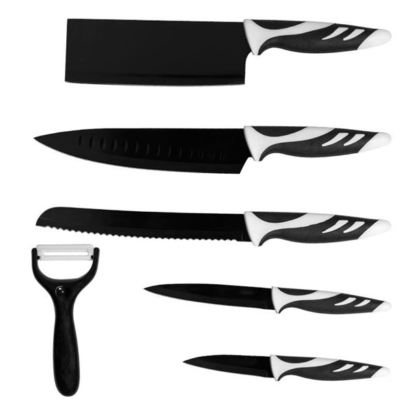 Messerset Cecotec 01024 Schwarz 6-teilig