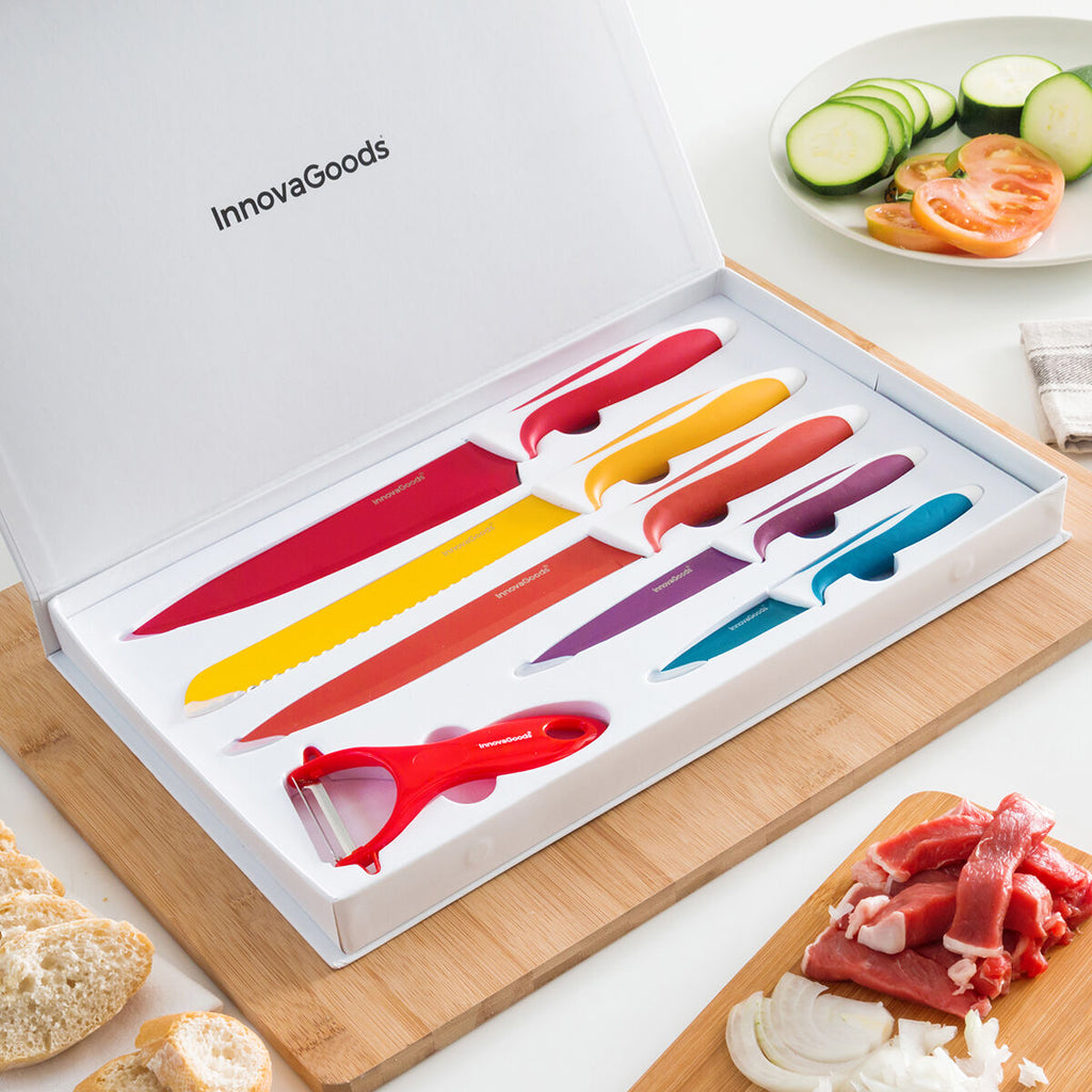 Keramikmesser-Set mit Schäler Knoolvs InnovaGoods 6-teilig