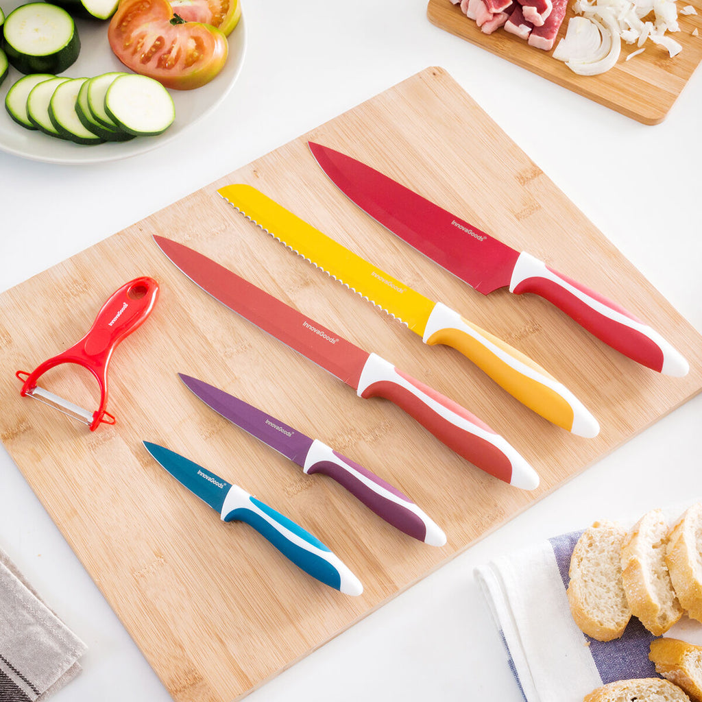 Keramikmesser-Set mit Schäler Knoolvs InnovaGoods 6-teilig