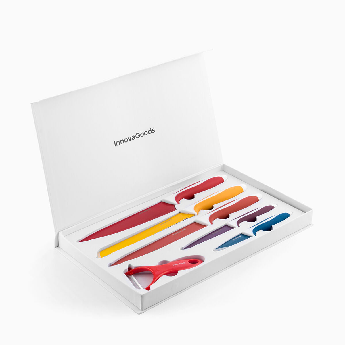Keramikmesser-Set mit Schäler Knoolvs InnovaGoods 6-teilig
