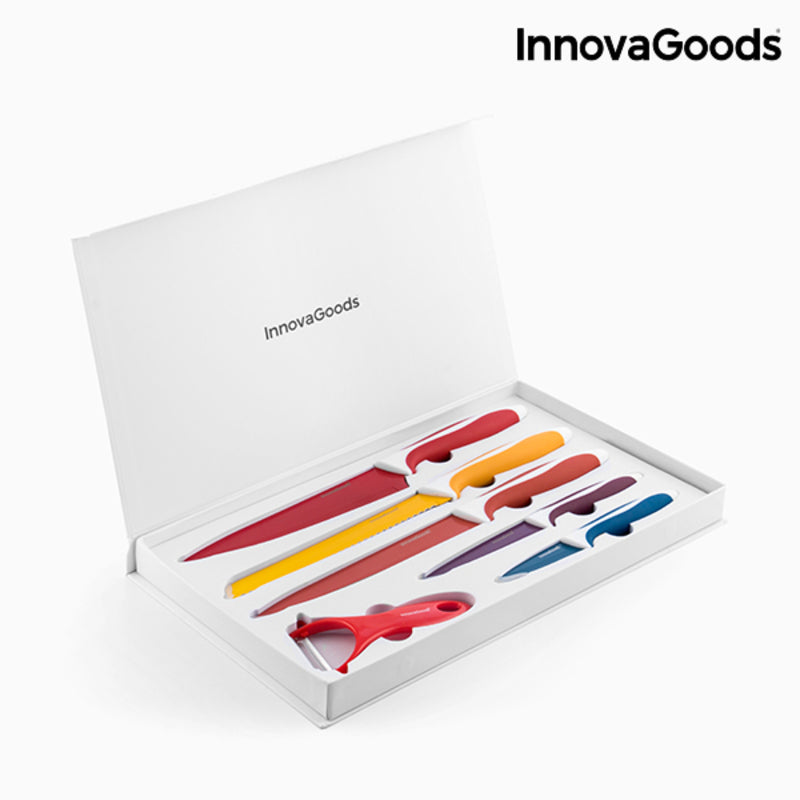 Keramikmesser-Set mit Schäler Knoolvs InnovaGoods 6-teilig