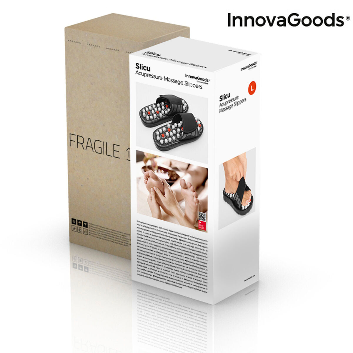 Akupunktur-Massagepantoffeln Slicu InnovaGoods