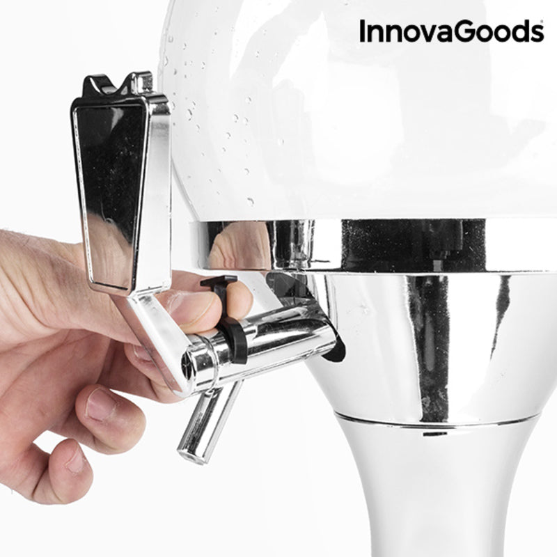 InnovaGoods Ball Getränkespender mit Eisfach – 3,5 Liter