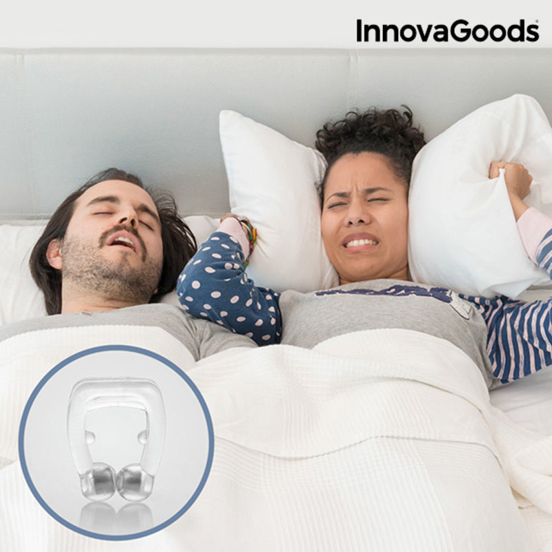 InnovaGoods Magnetisches Anti-Schnarch-Nasenseptum – Unisex, wiederverwendbar, mit Reiseetui