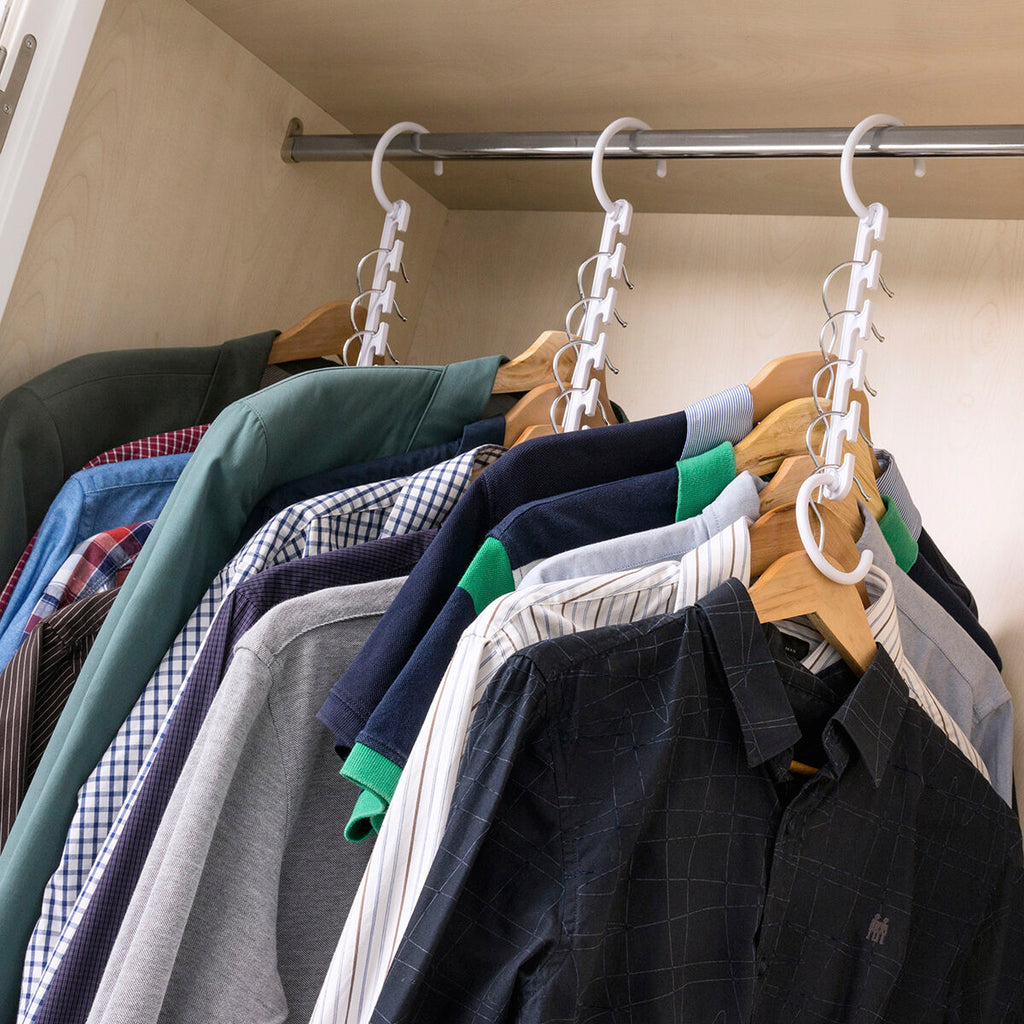 InnovaGoods Plusrobe Kleiderbügel-Organizer – 24-teilig, 40 Plätze