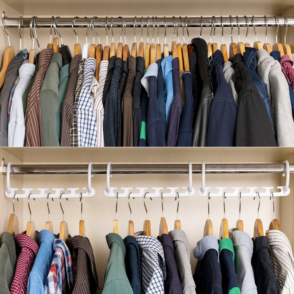 InnovaGoods Plusrobe Kleiderbügel-Organizer – 24-teilig, 40 Plätze